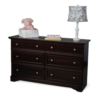 Child Craft Updated Classic Double Dresser In Select Cherry
