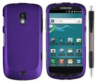 Purple Design Protector Hard Cover Case for Samsung Galaxy S Aviator R930 (U.S. Cellular) + Bonus 1 of New Rubber Grip Translucent Ball Point Pen Cell Phones & Accessories