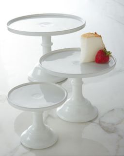 6 Milk Glass Cake Plate