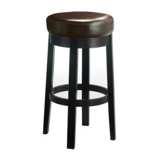 Sunpan Modern Cedric 30 Swivel Bar Stool with Cushion 5592 Seat Color Brown