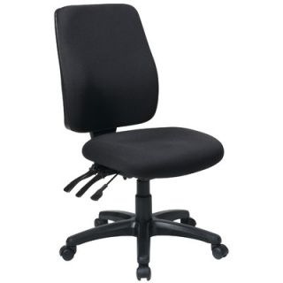 Office Star Work Smart High Back Dual Function Ergonomic Office Chair with Ar