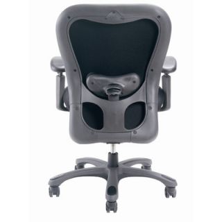 Nightingale Chairs Mid Back CXO Office Chair 6200 Fabric Mystic Black, Headr