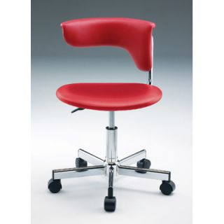 Creative Images International Leatherette Computer Chair C6067   XX Color Red