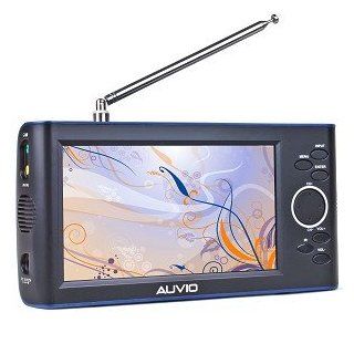 7" AUVIO 16 906 Portable Handheld Widescreen LCD Digital TV   169 ATSC/NTSC (Black) Electronics