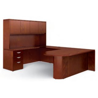 Offices To Go Ventnor U Shape D Island Desk Office Suite with Hutch Ventnor