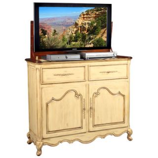 TVLIFTCABINET, Inc Belle Weathered 51 TV Stand AT006332 Finish Cream