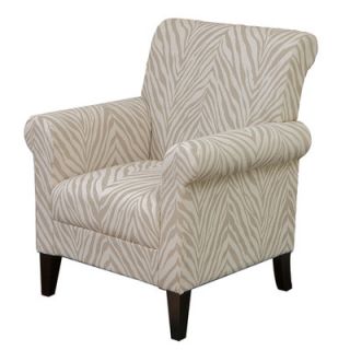 Home Loft Concept Tatum Zebra Fabric Club Chair W3137329
