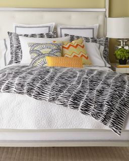 Queen Zebra Stripe Three Piece Comforter Set