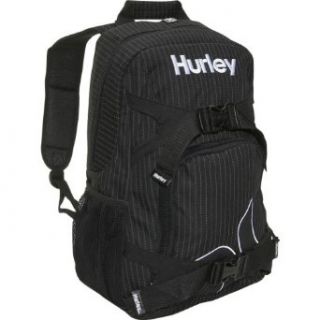 Hurley Honor Roll Skate Backpack   BLACK/WHITE Clothing