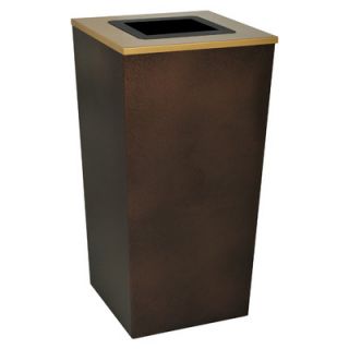 Ex Cell Metal Products Metro Indoor Waste Receptacle RC MTR 34 TR