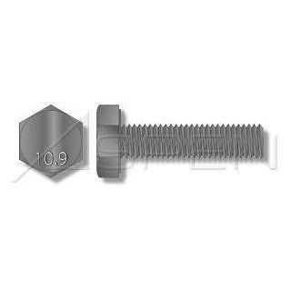 (60pcs) Metric DIN 933 M14X25 Hex Head Cap Screw with Full Thread Class 10 Steel Ships Free in USA Cap Screws And Hex Bolts