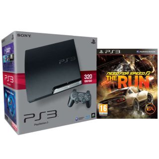 Playstation 3 PS3 Slim 320GB Console Bundle (Includes Need For Speed The Run)      Games Consoles