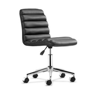 dCOR design Mid Back Leather Admire Leatherette Office Chair 205710 Finish B