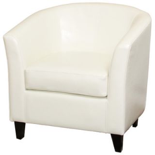 Home Loft Concept Brighton Bonded Leather Club Chair W7356029