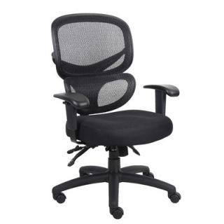 Boss Office Products Mid Back Mesh Multi Function Task Chair B6338