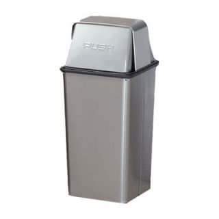 Witt Metal Series Wastewatchers 13 Gallon Stainless Steel Receptacle with Rig