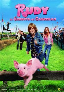 Rudy The Return of the Racing Pig Movie Poster (27 x 40 Inches   69cm x 102cm) (2007) Spanish  (Sebastian Koch)(Sophie von Kessel)(Maurice Teichert)(Sina Richardt)(Dominique Horwitz)(Andreas Schmidt)   Prints