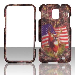 2D Camo USA Flag Samsung Focus S i937 AT&T Case Cover Phone Snap on Cover Case Faceplates Cell Phones & Accessories