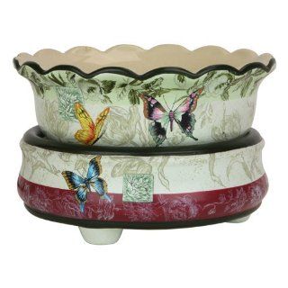 Ceramic Stoneware Electric 2 in 1 Candle Warmer (Butterfly)   Candle Accessory Sets