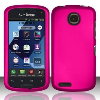 For Pantech Marauder ADR910L (Verizon) Rubberized Cover   Rose Pink Cell Phones & Accessories