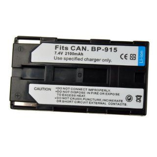 Digital Camera DC 7.4V Replacement Battery Canon BP 911 / BP 911K / BP 914 / BP 915 / BP 915L for Canon C2 / Canon DM MV1 / Canon DM MV10 / Canon DM MV20 / Canon DM V200 / Canon DM XL1 / Canon DM XL1S / Canon DM XV2 / Canon E1 / Canon E2 / Canon E30 / Cano