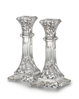 Medium Lismore Candlestick, Set of Two   Waterford Crystal