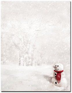 Image Shop ALHX63 Snowman In Red Scarf Letterhead Toys & Games