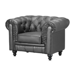dCOR design Aristocrat Leather Chair 900102 Color Black