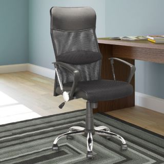 dCOR design Workspace Height Back Mesh Executive Office Chair with Arms LOF 9