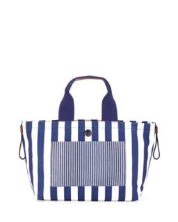 Striped Summer Tote, Deep Ultraviolet   MARC by Marc Jacobs