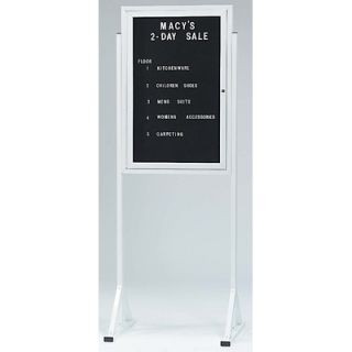 AARCO Free Standing Letter Board FMD3624 / FMD3630 Size 36 H x 24 W