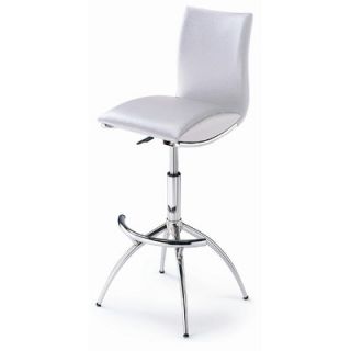 New Spec 25.98 Adjustable Swivel Bar Stool  WW60491 Seat Finish White