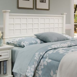 Home Styles Arts and Crafts Panel Headboard 88 5182 501 Finish White
