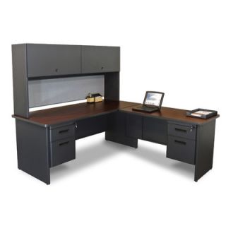 Marvel Office Furniture Pronto Computer Desk with Return and Pedestal PRNT6UT