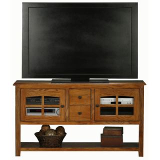 Eagle Furniture Manufacturing Oak Ridge 57 TV Stand 93309PL Finish Medium Oak