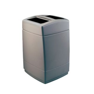 Commercial Zone PolyTec 55 Gallon Square Waste Container 732842