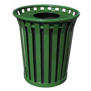 Witt Wydman Outdoor Trash Receptacle WC3600 FT Color Green