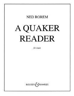 A Quaker Reader   Eleven Pieces For Organ Sports & Outdoors