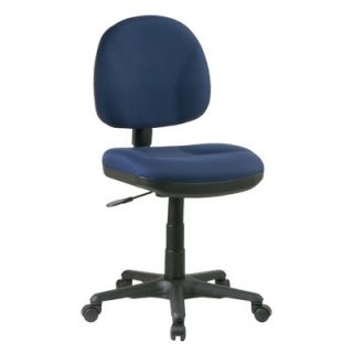 Office Star Sculptured Low Back Task Chair without Arms 8120 (special order)