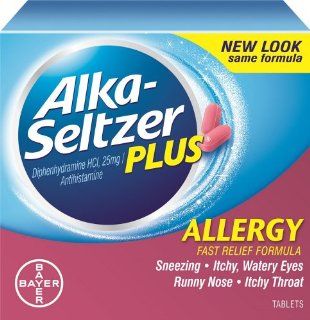 Alka Seltzer Allergy, Fast Relief Formula, Tablets 24 tablets Health & Personal Care