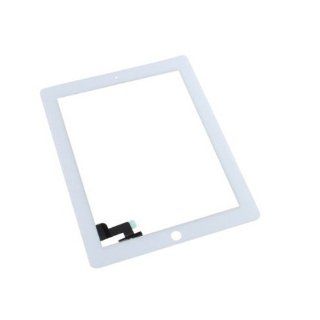 for Apple iPad 2 white Glass Screen and Touch Digitizer Cell Phones & Accessories