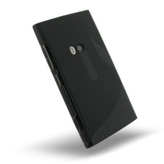 Nokia Lumia920 Soft Plastic Case (Black S Shape pattern) by SpringFields Electronics