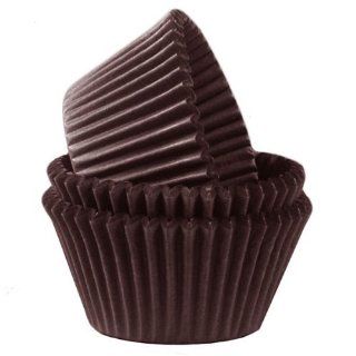 Chocolate Brown Cupcake Baking Cup Liners  500 Count Kitchen & Dining