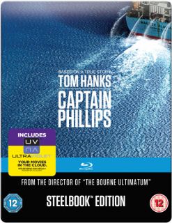Captain Phillips Mastered in 4K Edition   Steelbook Edition (Includes UltraViolet Copy)      Blu ray
