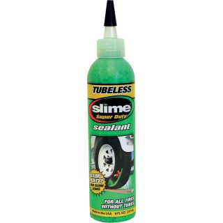 SLIME Seals Punctures in Tires — 8 oz. Squeeze  Tire Repair   Sealant