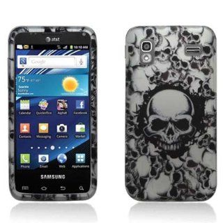 For AT&T Samsung i927 Captivate Glide Accessory   White Skull Hard Case Proctor Cover + Free Lf Stylus Pen Cell Phones & Accessories