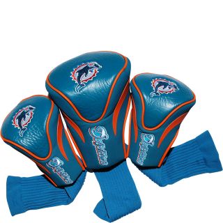 Team Golf Miami Dolphins 3 Pack Contour Headcover