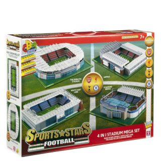 Character Building Sports Stars Stadium With 4 Allstar Players      Toys