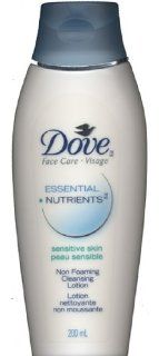 Dove Face Care Essential Nutrients Sensitive Skin Non Foaming Cleansing Lotion 200 mL  Skin Care Product Sets  Beauty