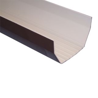 Genova 4 1/2 in Brown Vinyl Raingo 10 ft Vinyl Gutter